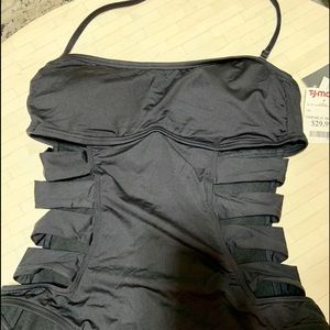 Black One-piece Swimsuit